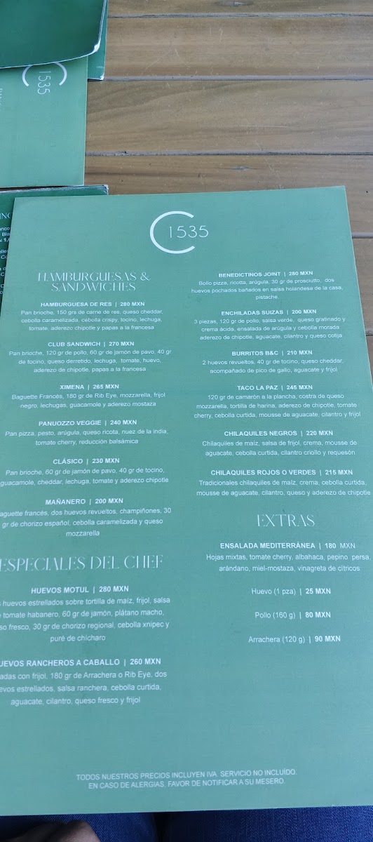 Restaurante Central 1535 Menu - Image 4